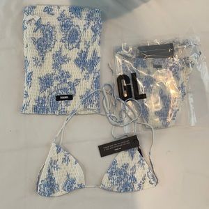 Triangl VINCA INIDGO bikini top/ bottom BRAND NEW